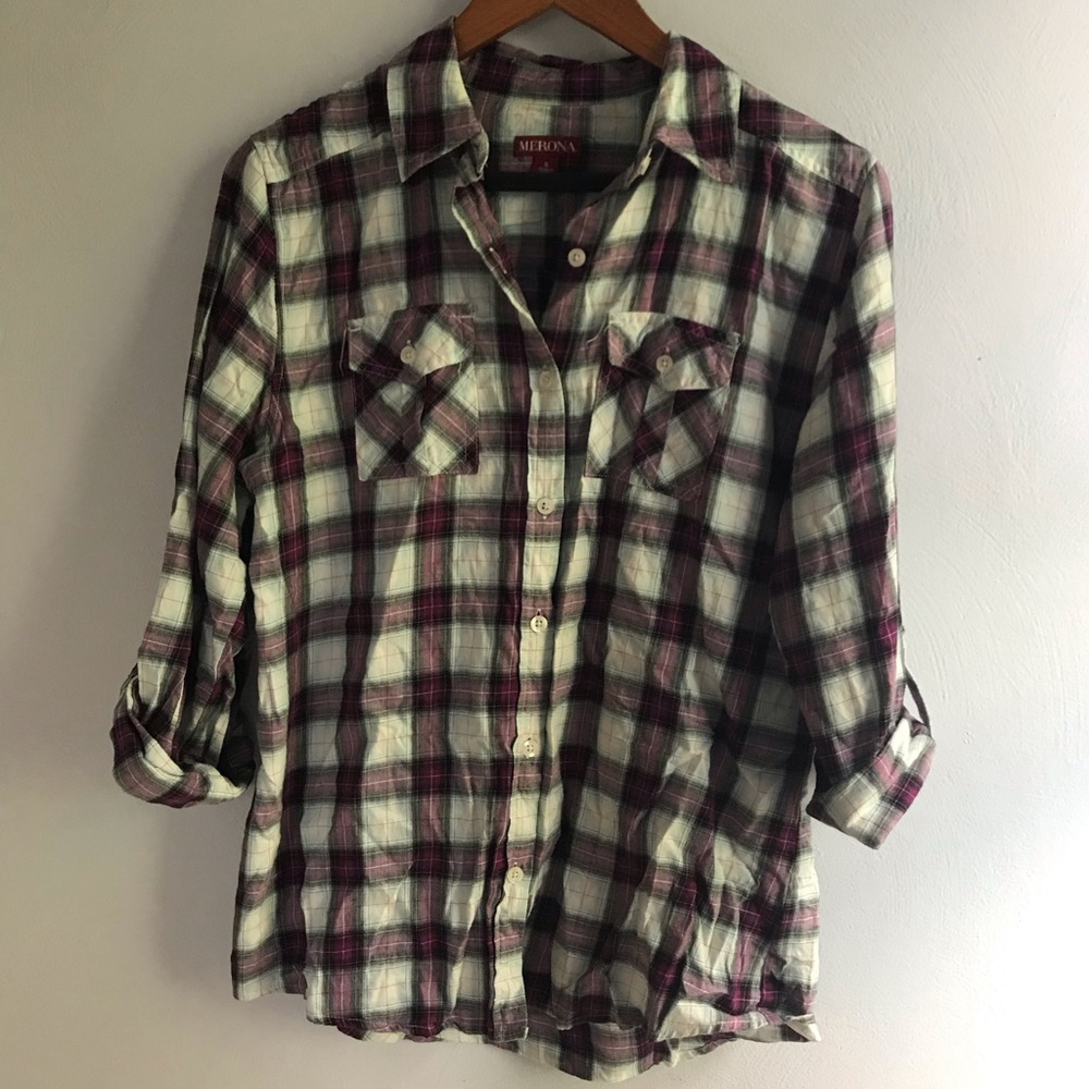 Plaid Button Down Shirt